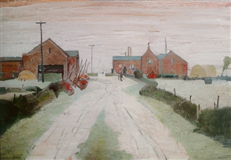 L S Lowry Ardens Farm, Moorside, Lancashire A4 Art Photo Print 1