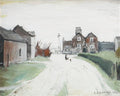 L S Lowry Ardens Farm, Swinton Moss A4 Photo Print 1
