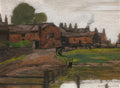 L S Lowry Askews Farm, Pendlebury A4 Art Photo Print 1