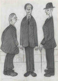 L S Lowry At The Seaside 3 A4 Art Photo Print