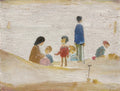 L S Lowry Beach Scene(2) A4 Photo Print 1