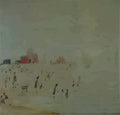 L S Lowry Beach Scene 6 A4 Art Photo Print 1
