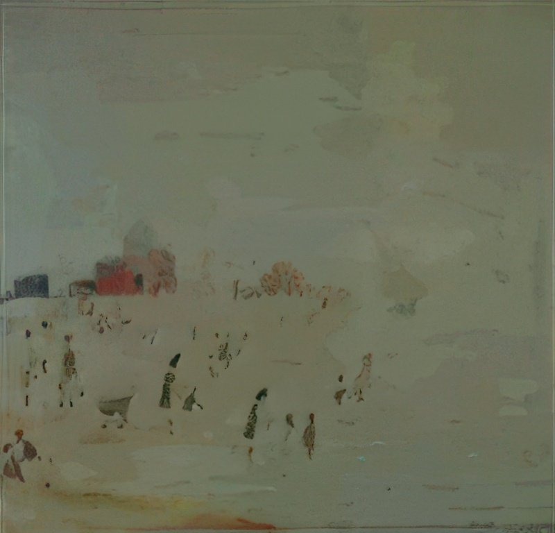 L S Lowry Beach Scene 6 A4 Art Photo Print 1
