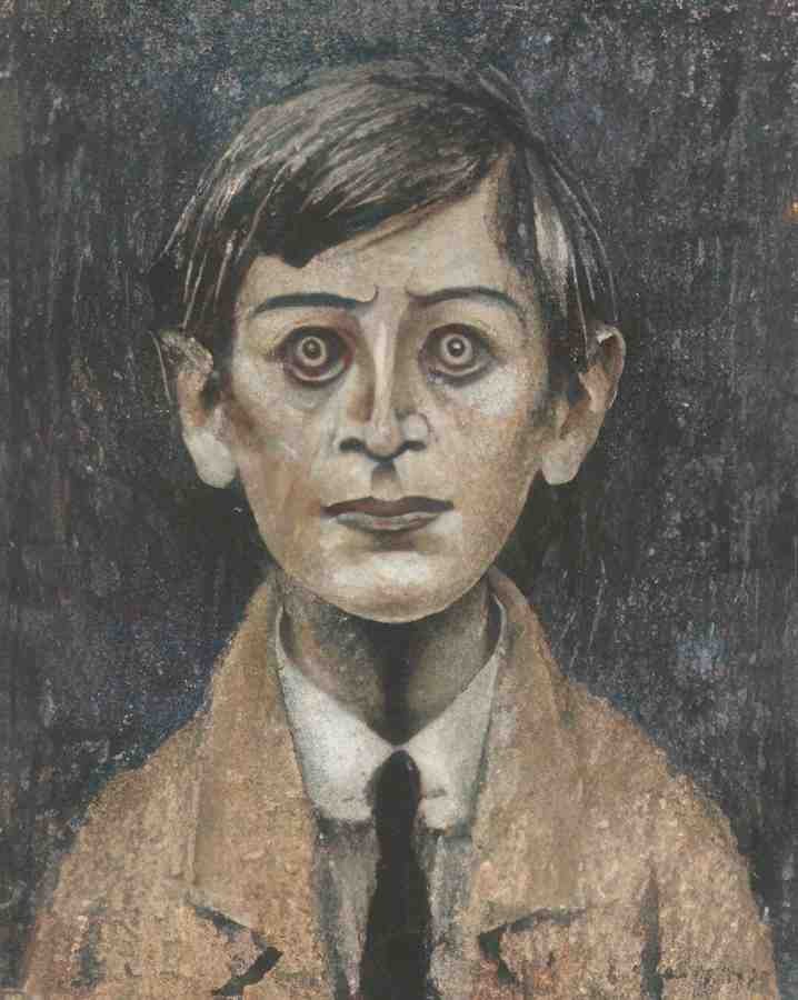 L S Lowry Boy In A Yellow Jacket(1) A4 Photo Print 1