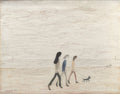 L S Lowry Children On The Beach(1) A4 Photo Print 1