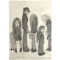 L S Lowry Children 2 A4 Art Photo Print 1