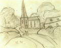 L S Lowry Church At Rockcliffe 2 A4 Art Photo Print 1