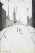 L S Lowry Church Street, Clitheroe(1) A4 Photo Print