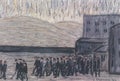 L S Lowry Coming From The Match (2) A4 Photo Print 1