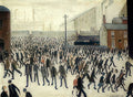 L S Lowry Coming From The Match(1) A4 Photo Print 1