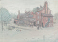 L S Lowry Country Dwelling, Pendlebury A4 Photo Print 1