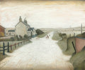 L S Lowry Country Road, Near Lytham A4 Art Photo Print 1