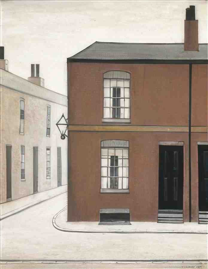 L S Lowry David Lloyd Georges Birthplace, Manchester A4 Photo Print 1