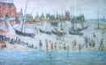 L S Lowry Deal Sands 1 A4 Art Photo Print 1