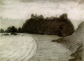 L S Lowry Dunnottar Castle, Stonehaven, Kincardine A4 Photo Print 1