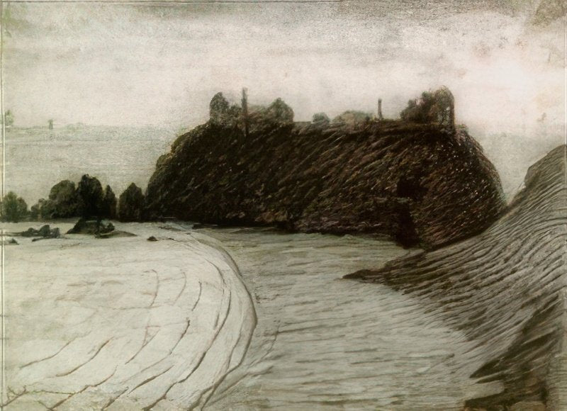 L S Lowry Dunnottar Castle, Stonehaven, Kincardine A4 Photo Print 1