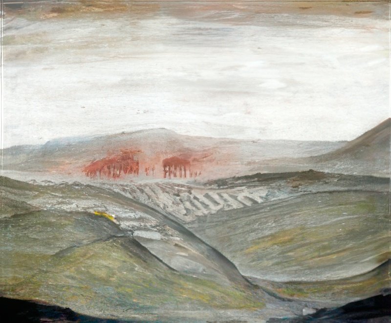 L S Lowry Ebbw Vale Steel Works 1 A4 Art Photo Print 1
