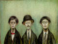 L S Lowry Father And Two Sons(1) A4 Photo Print 1