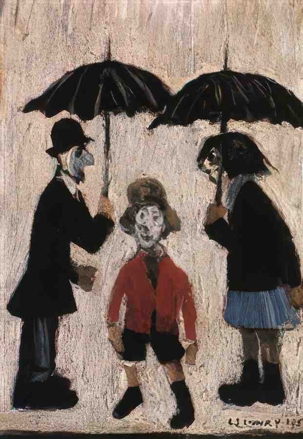 L S Lowry Figure Study 1 A4 Art Photo Print