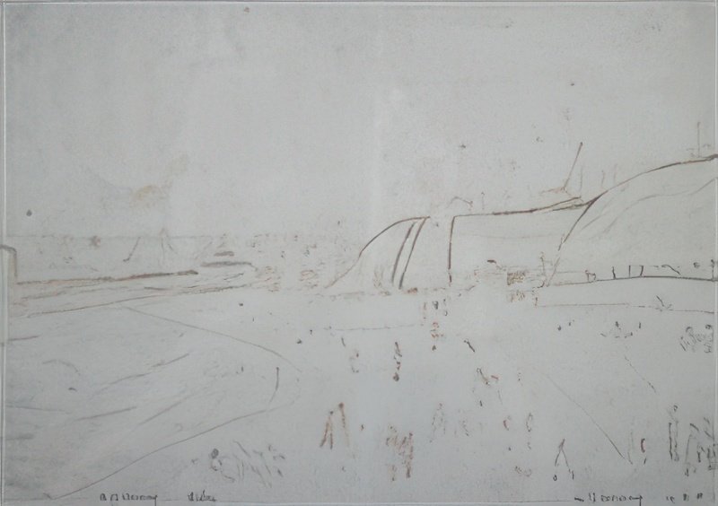 L S Lowry Figures On A Beach 1 A4 Art Photo Print 1