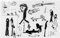L S Lowry Figures(1) A4 Photo Print 1