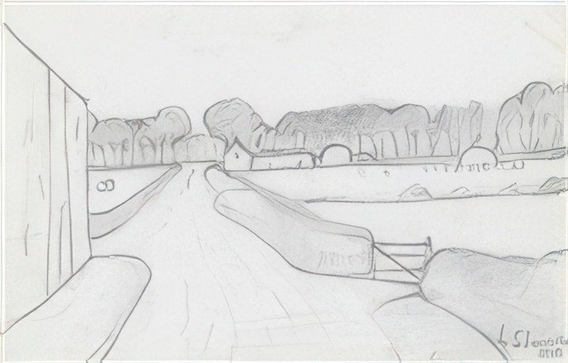L S Lowry Fylde Farm (2) A4 Photo Print 1