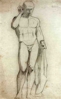 L S Lowry Germanicus (+ Discobolus, Verso) A4 Photo Print