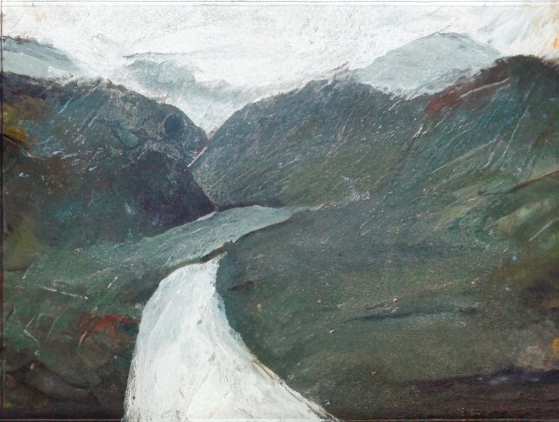L S Lowry Glencoe(2) A4 Photo Print 1