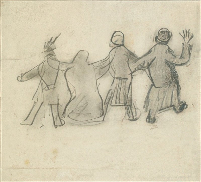 L S Lowry Going Home 2 A4 Art Photo Print 1