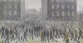 L S Lowry Going To The Match 3 A4 Art Photo Print 1