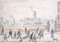 L S Lowry Going To The Mill (2) A4 Photo Print 1