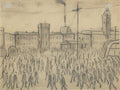 L S Lowry Going To Work (2) A4 Photo Print 1