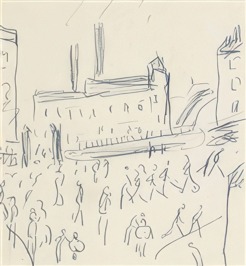 L S Lowry Going To Work 5 A4 Art Photo Print 1