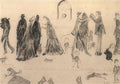 L S Lowry Group Of People(7) A4 Photo Print 1