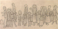 L S Lowry Group Of People 8 A4 Art Photo Print 1
