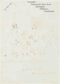 L S Lowry Group Of Six Figures And A Dog 2 A4 Art Photo Print