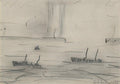 L S Lowry Harbour Scene(1) A4 Photo Print 1