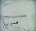 L S Lowry Harbour Scene(4) A4 Photo Print 1