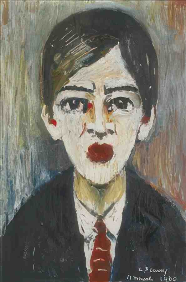L S Lowry Head Of A Boy(1) A4 Photo Print 1