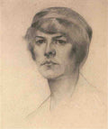 L S Lowry Head Of A Girl(1) A4 Photo Print 1