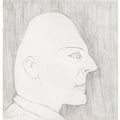 L S Lowry Head Of A Man(3) A4 Photo Print 1