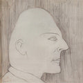 L S Lowry Head Of A Man(6) A4 Photo Print 1