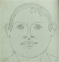 L S Lowry Head Of A Man(8) A4 Photo Print 1