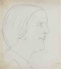 L S Lowry Head(1) A4 Photo Print 1