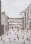 L S Lowry Hosiery & Factory A4 Photo Print