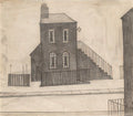 L S Lowry House With Steps (+ 1 Other, Verso) A4 Photo Print 1
