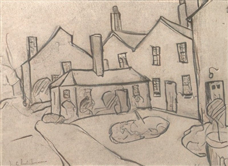 L S Lowry In Whitehaven 1 A4 Art Photo Print 1