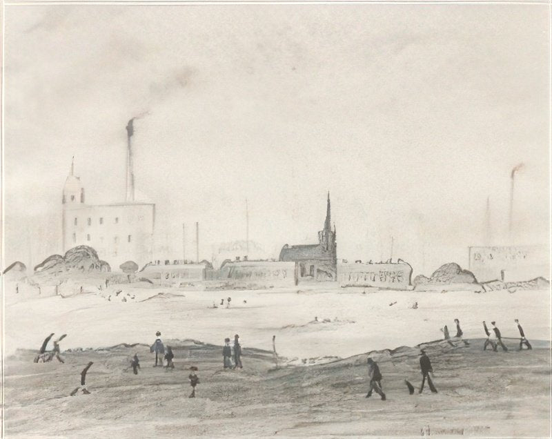 L S Lowry Industrial Landscape 11 A4 Art Photo Print 1