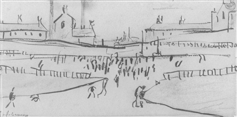 L S Lowry Industrial Landscape(16) A4 Photo Print 1
