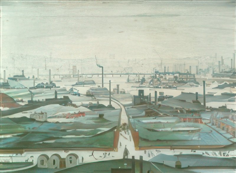 L S Lowry Industrial Landscape(7) A4 Photo Print 1